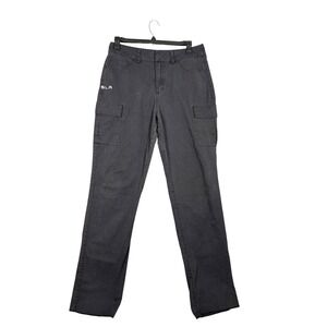 Tesla Motors Cargo Work Uniform Pants Mens 34W Black TSL8412‎ Spots